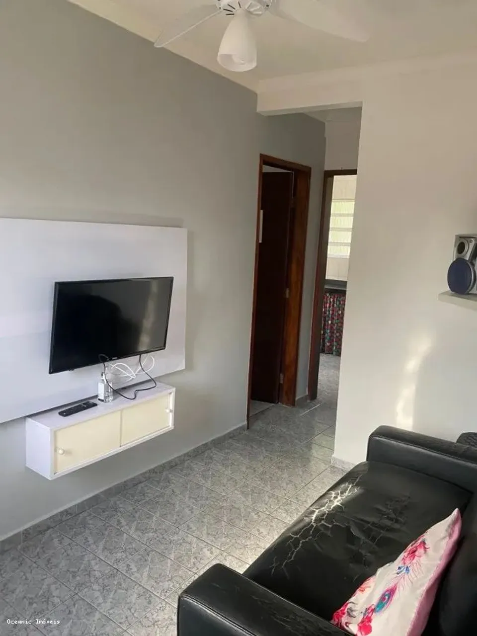 Apartamento para Venda em Praia Grande, Ocian, 1 dormitório, 1 banheiro, 1 vaga