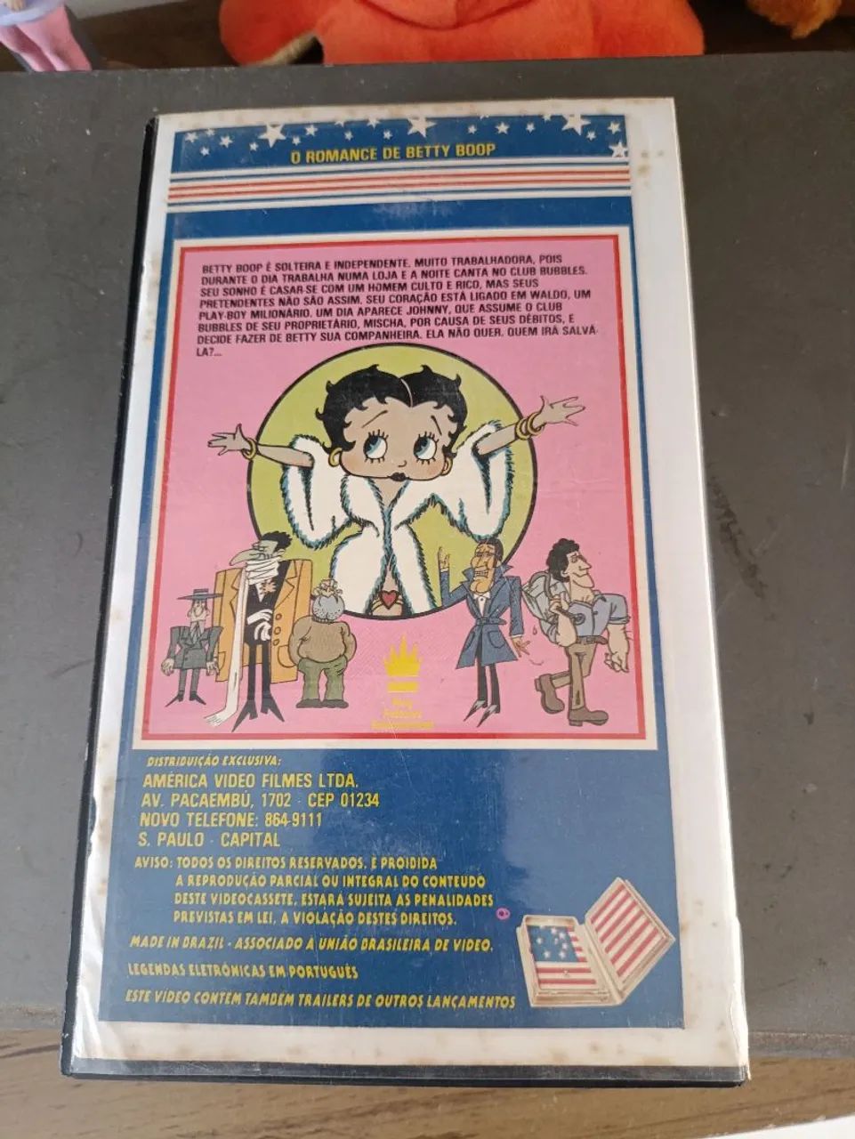 Fita VHS O romance de Betty Boop - Foto 2