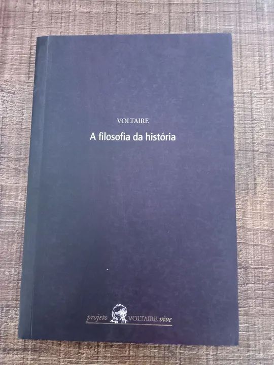 Livro A filosofia da história - Voltaire
