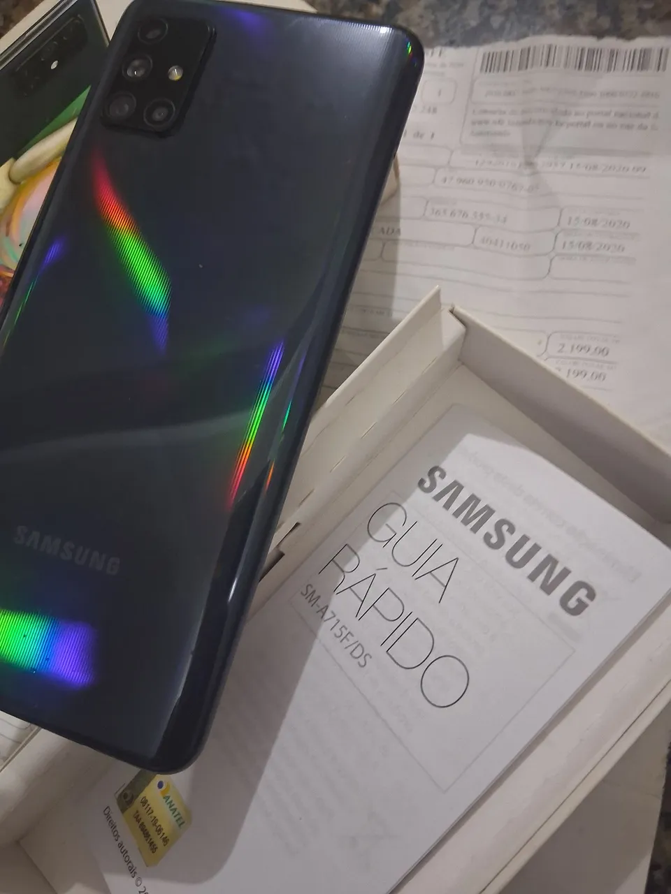 Samsung A71 funcionando