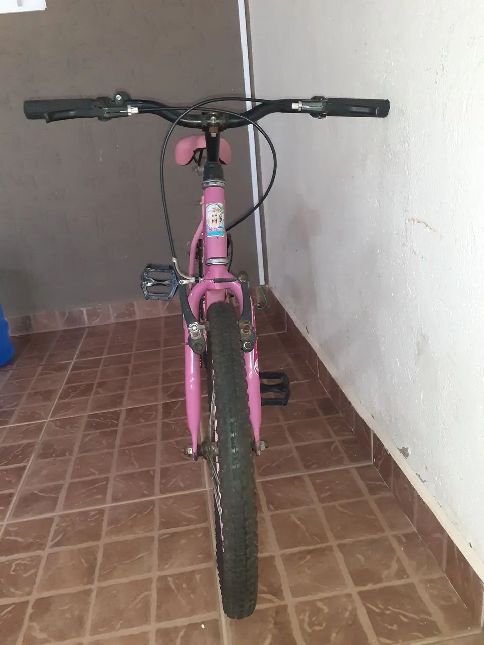 Bicicleta Infantil Princesa Rosa Aro 20 - Foto 2