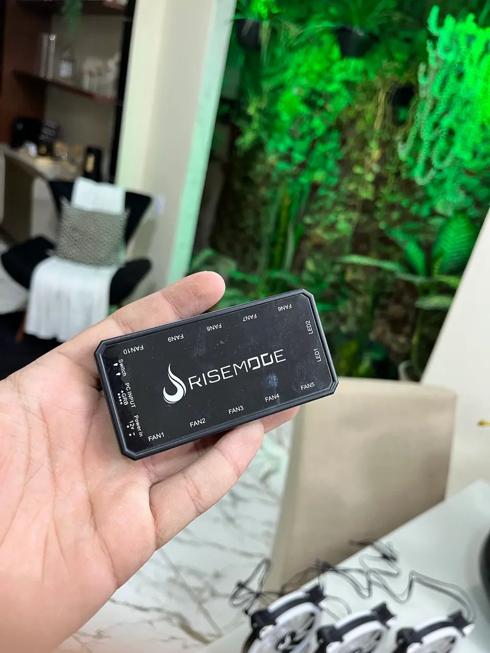 Kit Fans Rise Mode rgb com controladora - Foto 2