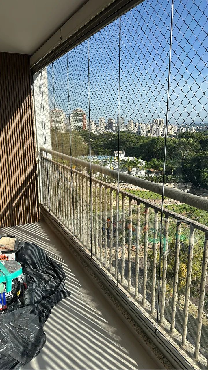 Fechamento de sacada com vidro temperado completa 64840841187843121