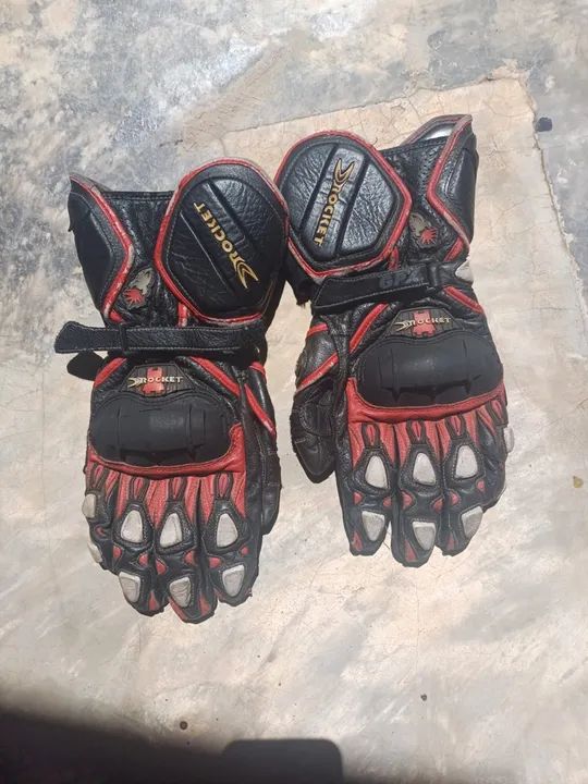 Luvas de Motociclista Couro Joe Rocket - Foto 2