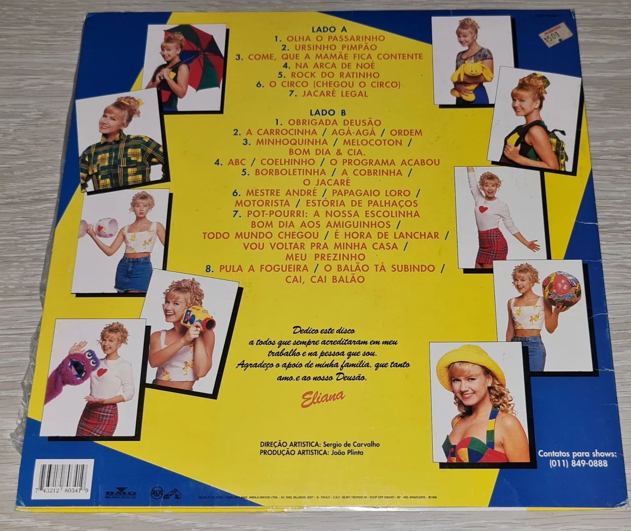 LP Eliana 1995 com adesivos  - Foto 2
