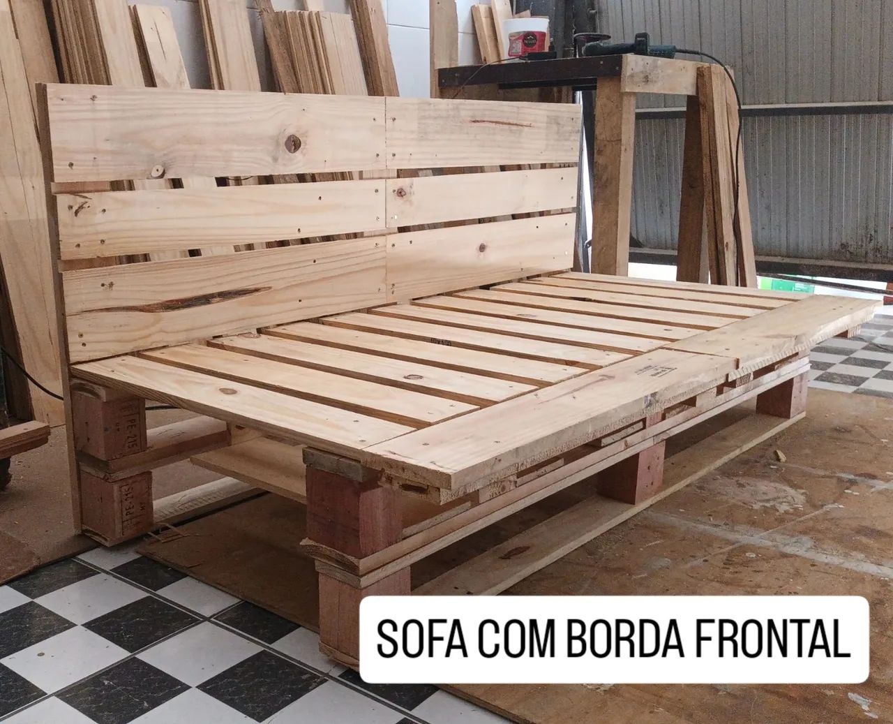 Sofá de Pallet - Novo - Foto 3