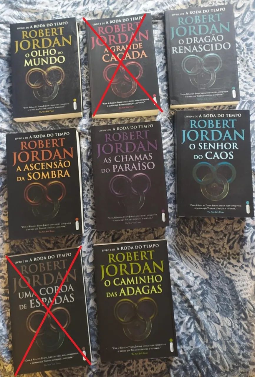A Roda do Tempo (6 Livros disponíveis) - Coleção dos livros traduzidos, de Robert Jordan