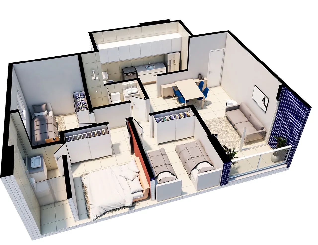 Apartamento para Venda em Recife, Ilha do Retiro, 3 dormitórios, 2 suítes, 2 banheiros, 2  - Foto 12