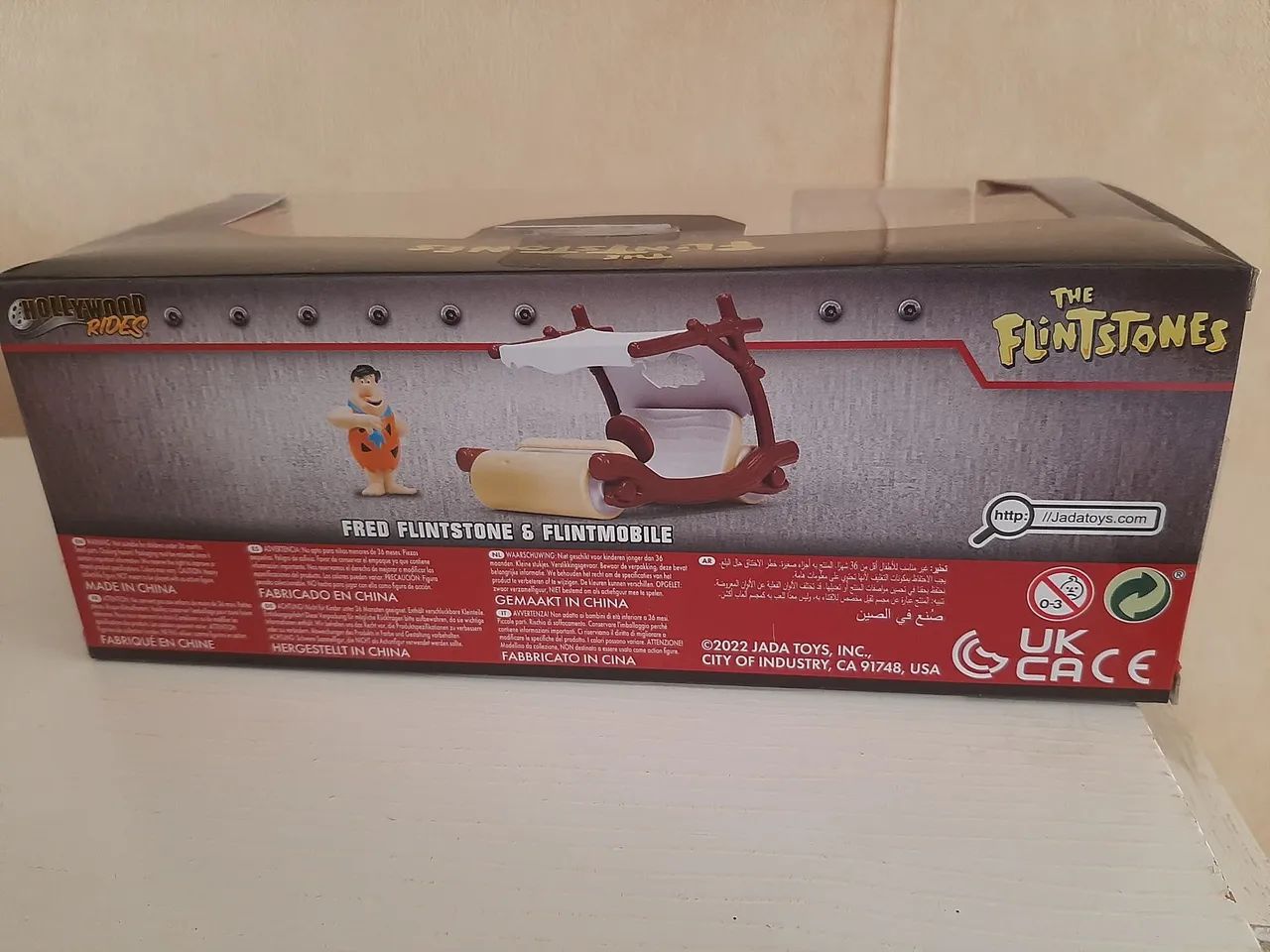 Fred Flintstone & Flintmobile - Colecionável Jada - Foto 2