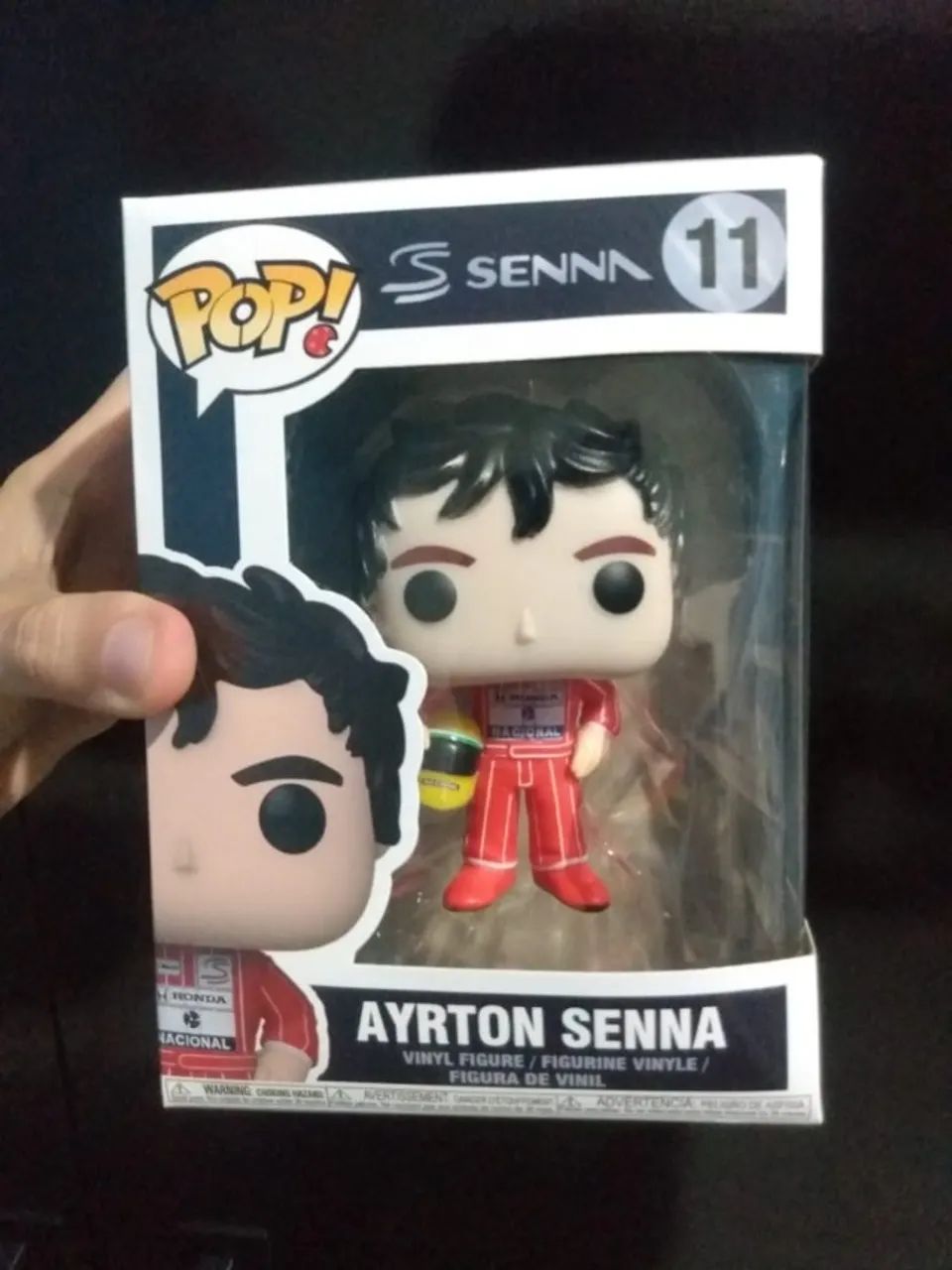 Colecionável Ayrton Senna Pop Funko (não é original) - Foto 4