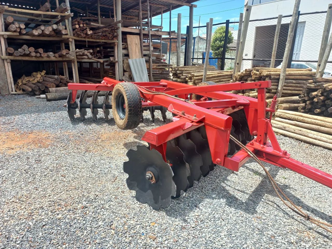 Trator tm 7040 + grade tatu24x28  - Foto 3