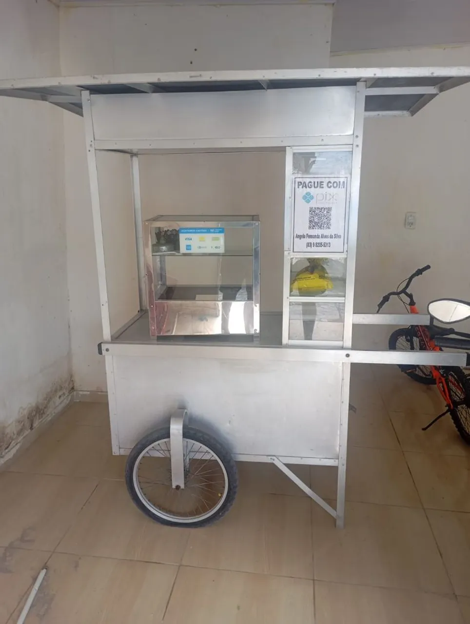 Carrinho de lanches/venda ambulante