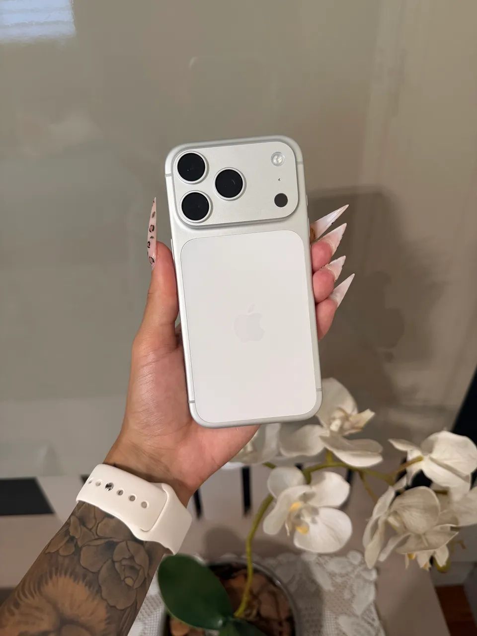 iPhone 17 Pro Titânio Branco Garantia Apple - Foto 2