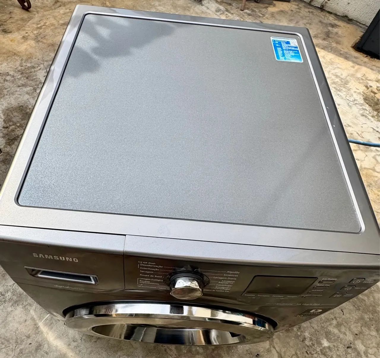 Máquina de Lavar e Secar Samsung Eco Bubble 10,1kg - Foto 4