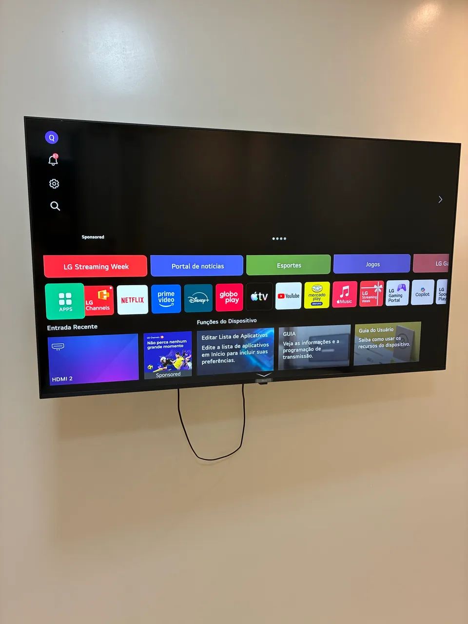 Tv LG 55 polegadas 4k - Foto 2
