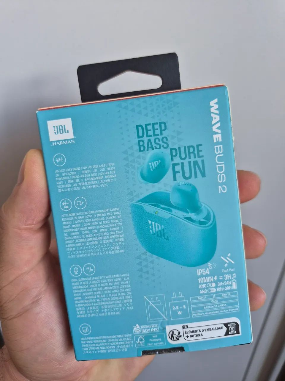 Fone JBL bluetooth Wave Buds 2 - Foto 3