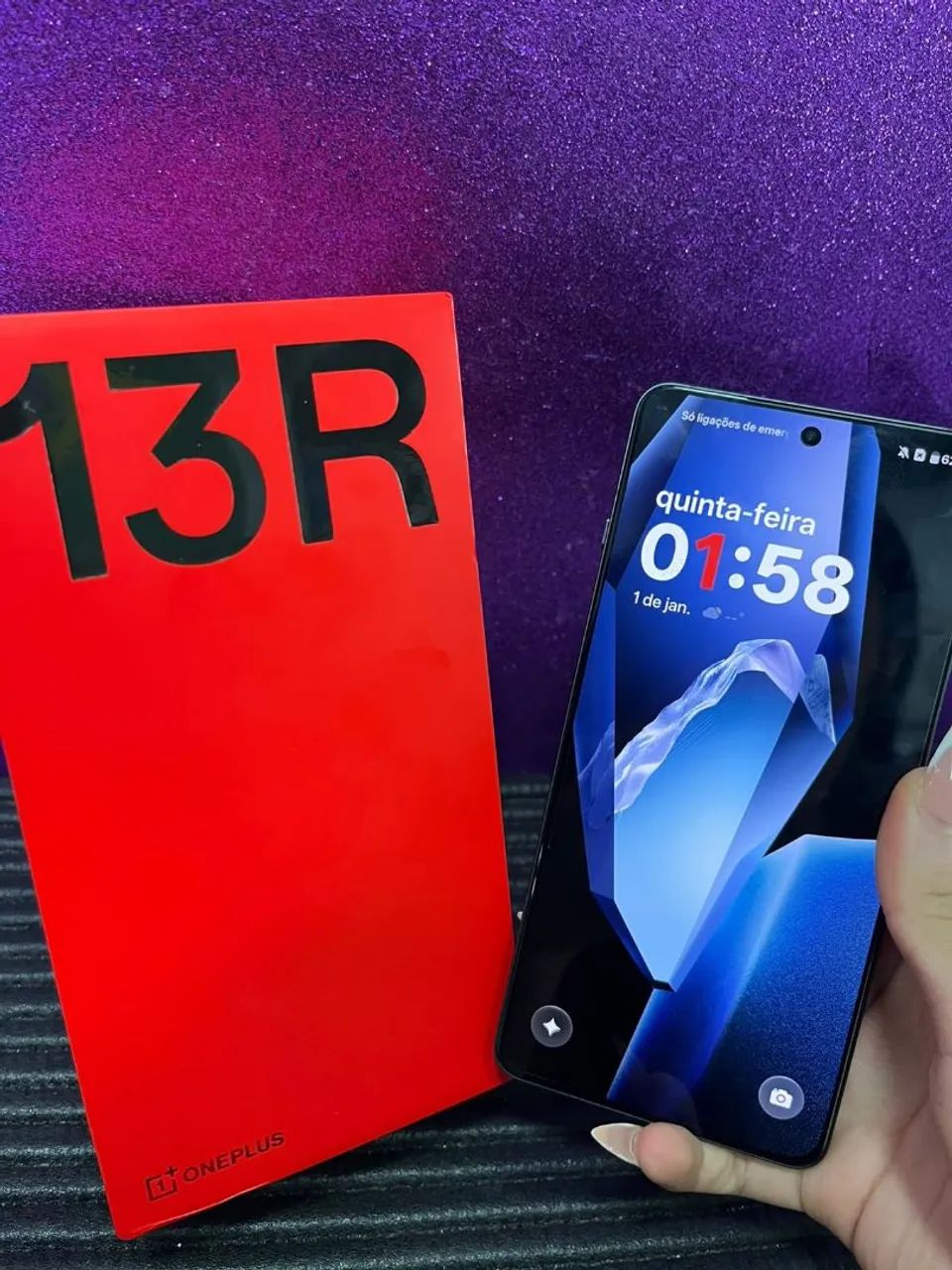 ONEPLUS 13R PRETO 256GB - Celulares e Smartphones - Taguatinga Sul