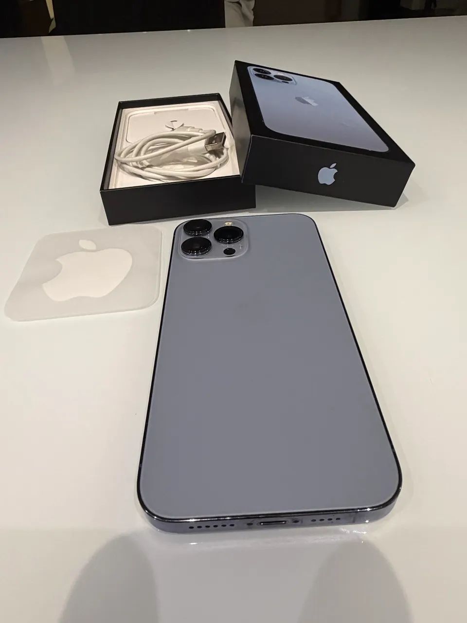 iPhone 13 Pro Max 128GB Azul Sierra Apple Completo Caixa Nota