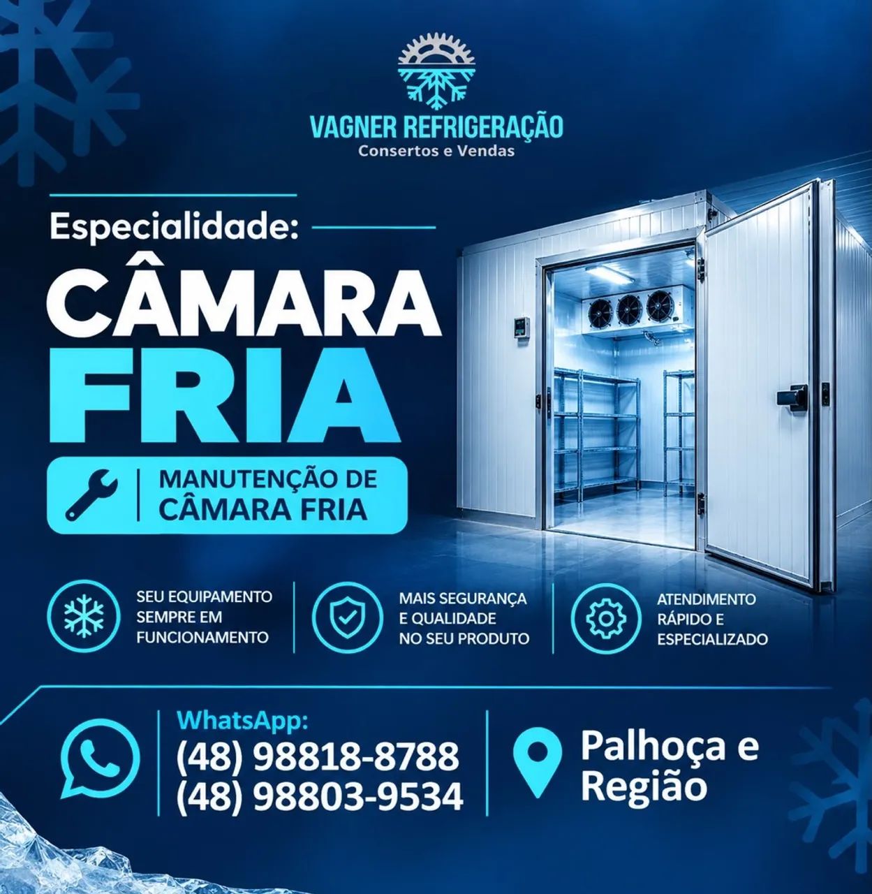 Manutenção em Câmaras frias 