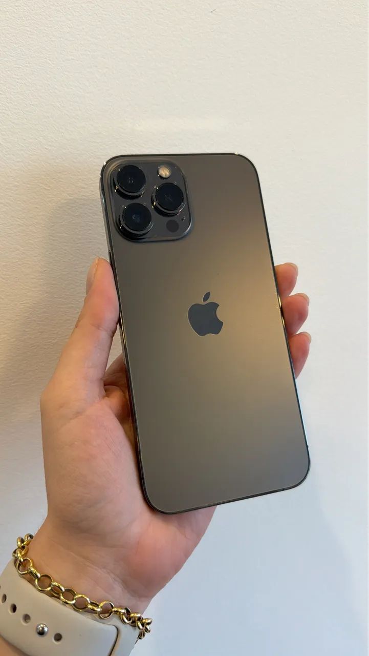 IPHONE 13 PRO MAX 128GB GRAPHITE | SEMINOVO - Celulares e