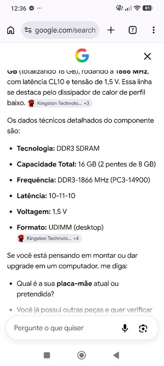 Kit ram ddr3 hyperx - Foto 4