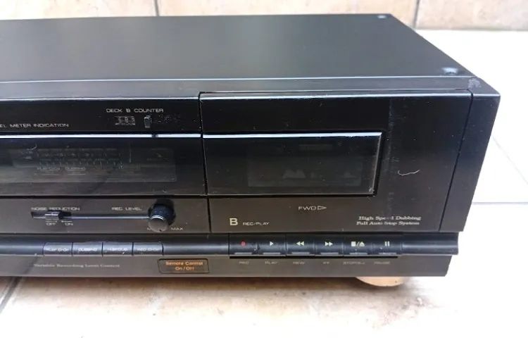 Stereo Double Tape Deck Fortex Dc-3088 - Funcionando - Foto 5