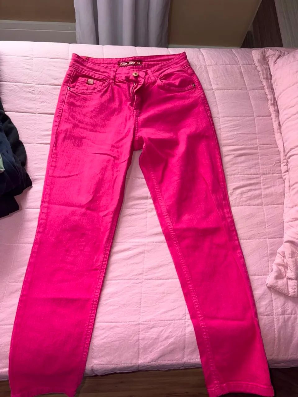 Calça Opção rosa tamanho 38