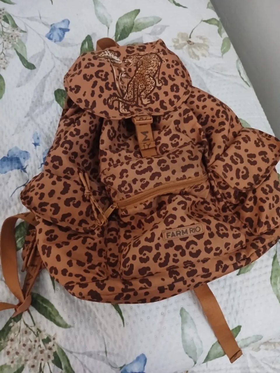 MOCHILA FARM PIPOCA ONÇA
