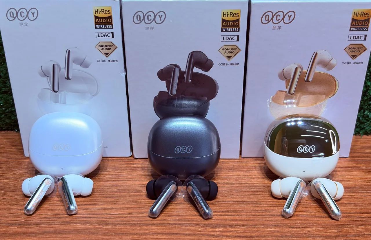 Fone bluetooth QCY Melobuds Pró ANC HT08 