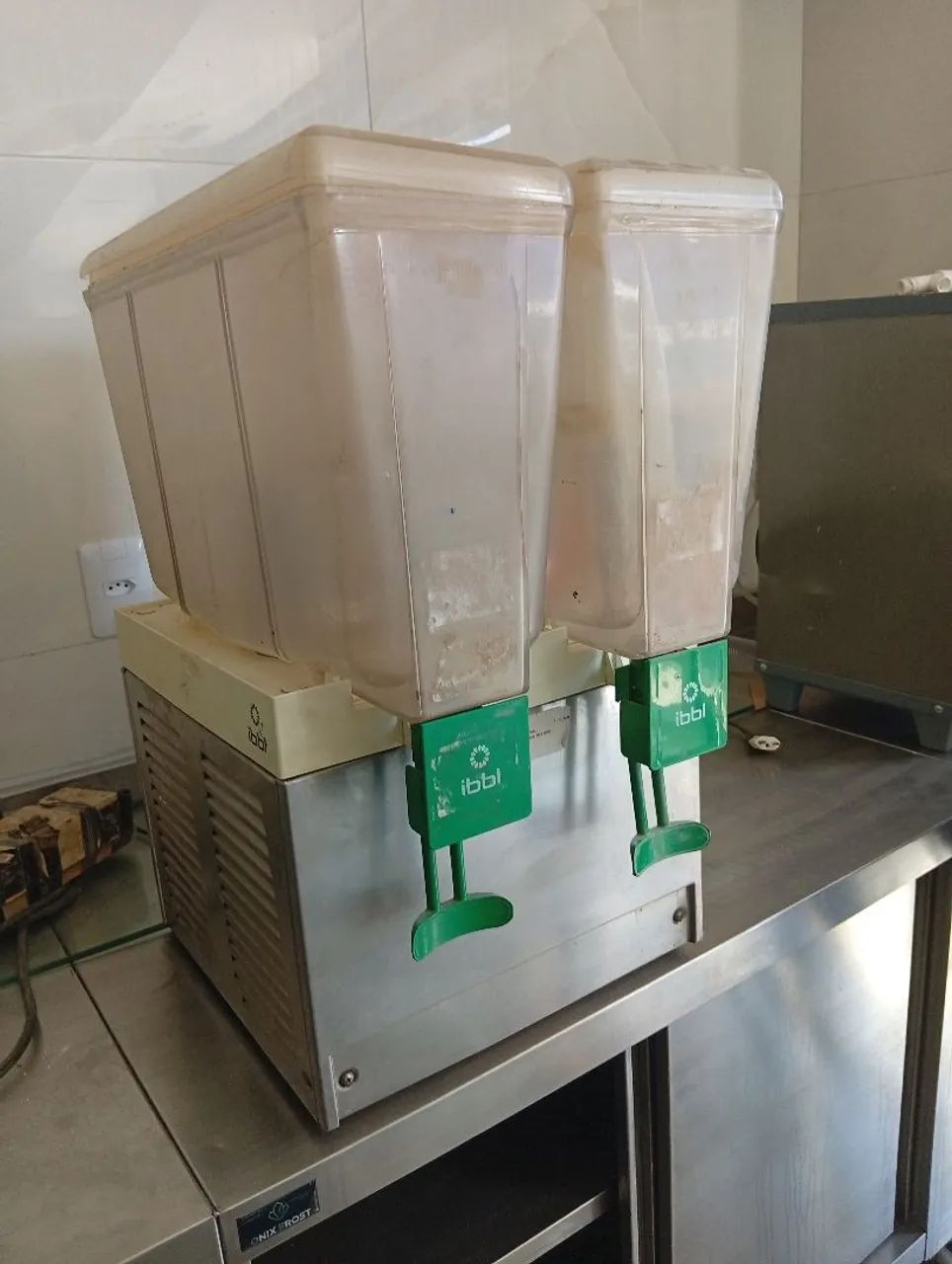 REFRESQUEIRA IBBL 30L 2 DEPOSITOS INOX BBS2