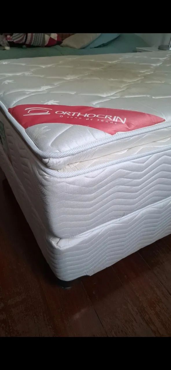 Cama box + colchão Ortocrim - Foto 5