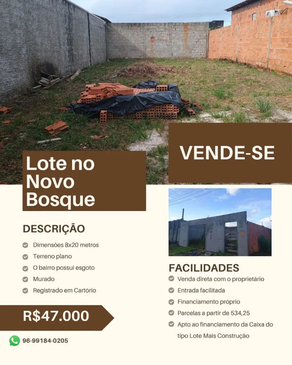 Lote no Terra Nova Bosque