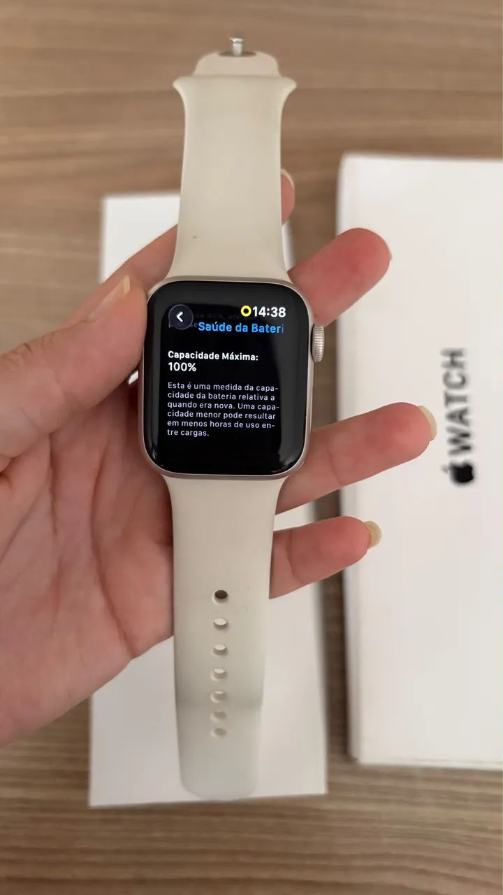 APPLE WATCH SE 3 geração bateria 100% 