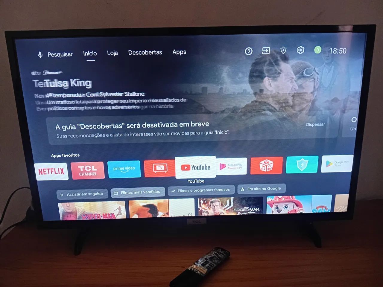 Tv smart  tcl android 32 polegadas  - Foto 2