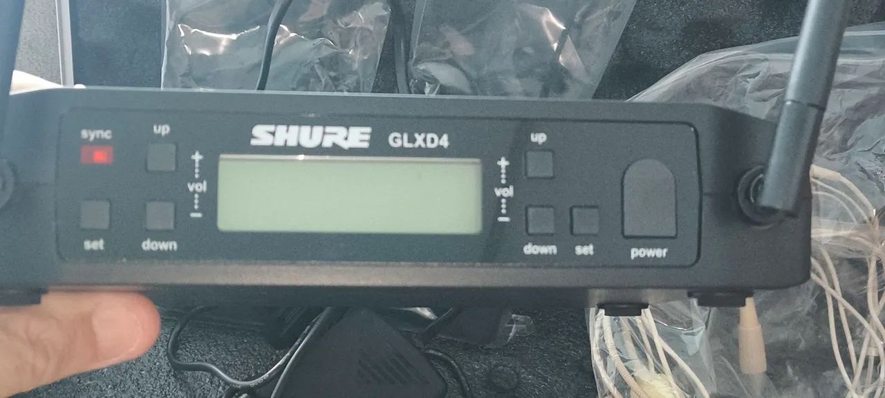 Microfone Headset duplo Shure Glxd4 - Foto 5