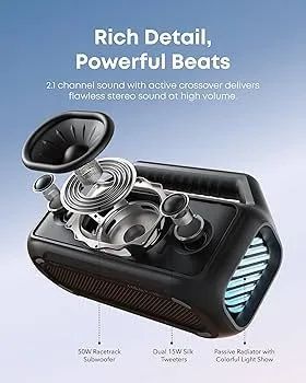 Caixa de som Anker Soundcore boom 2  - Foto 5