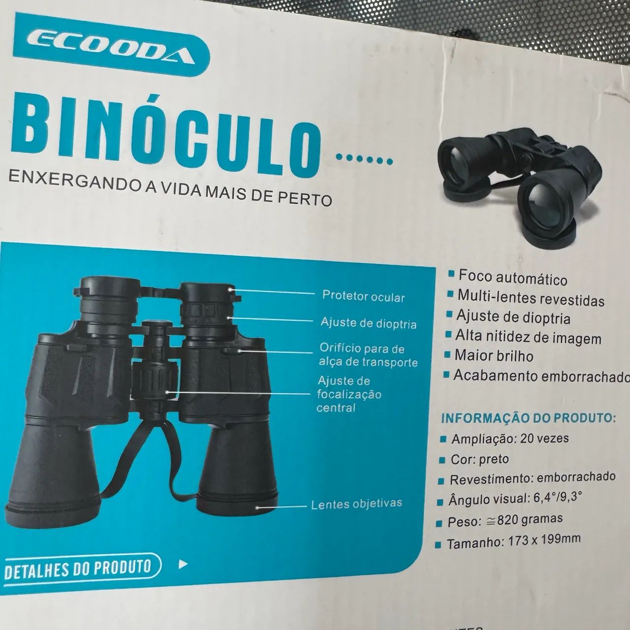 Binóculo Emborrachado Resistente  - Foto 4