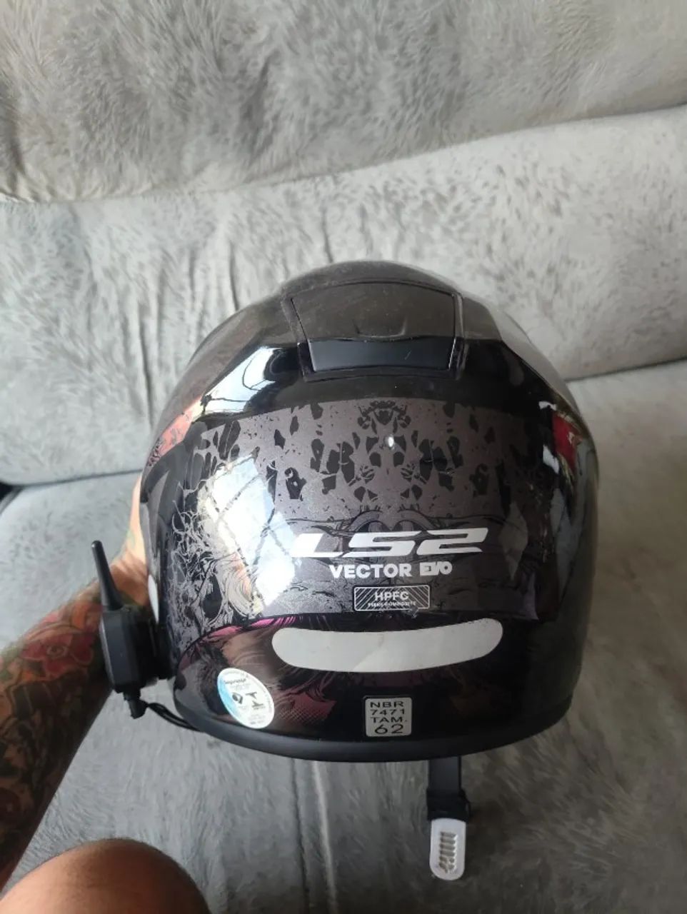 Capacete LS2 Vector Evo - Tam XL - Foto 2