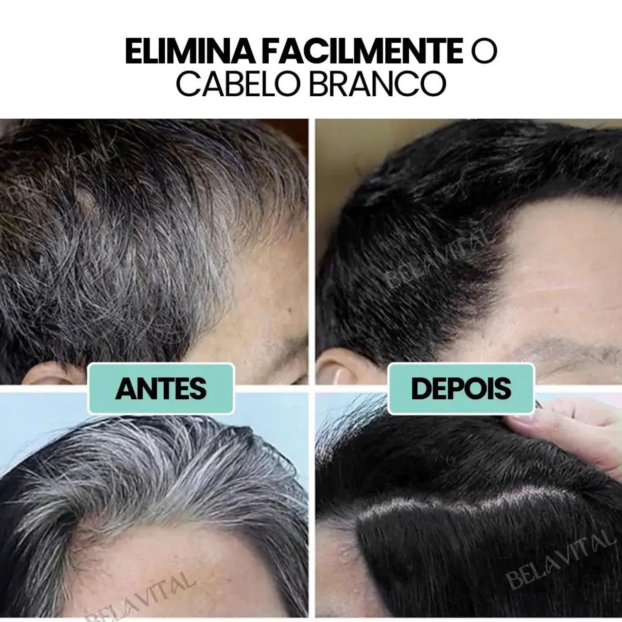 Shampoo que pinta o cabelo de preto - Foto 2