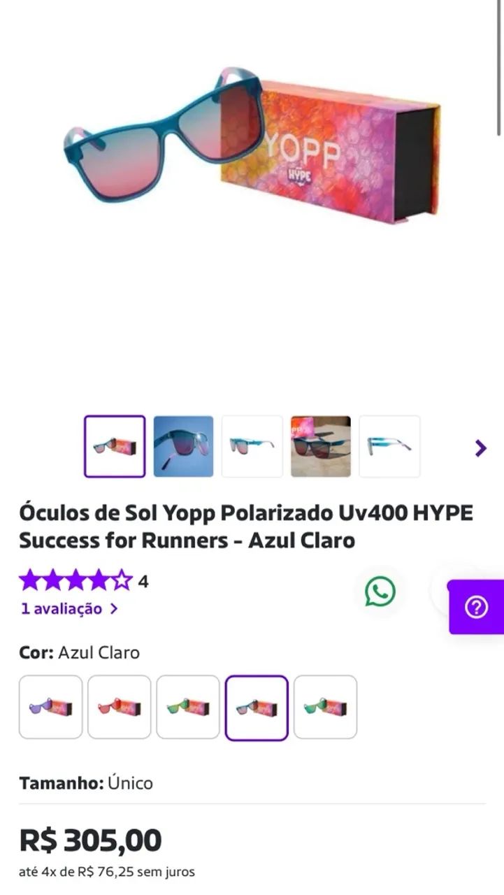 Óculos de sol Yopp original  - Foto 5