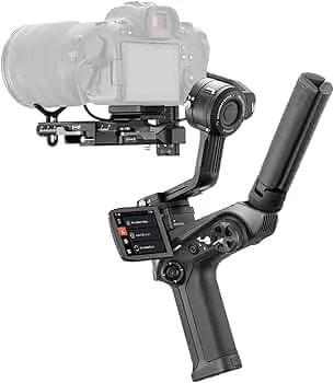 Zhiyun Weebill 2 Gimbal Estabilizador 3 Eixos para Câmera DSLR Mirrorless Carga 3.3kg Tela