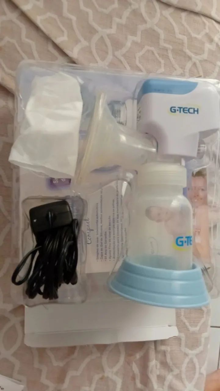 Tira leite bomba eletrica materno G-tech - Foto 5