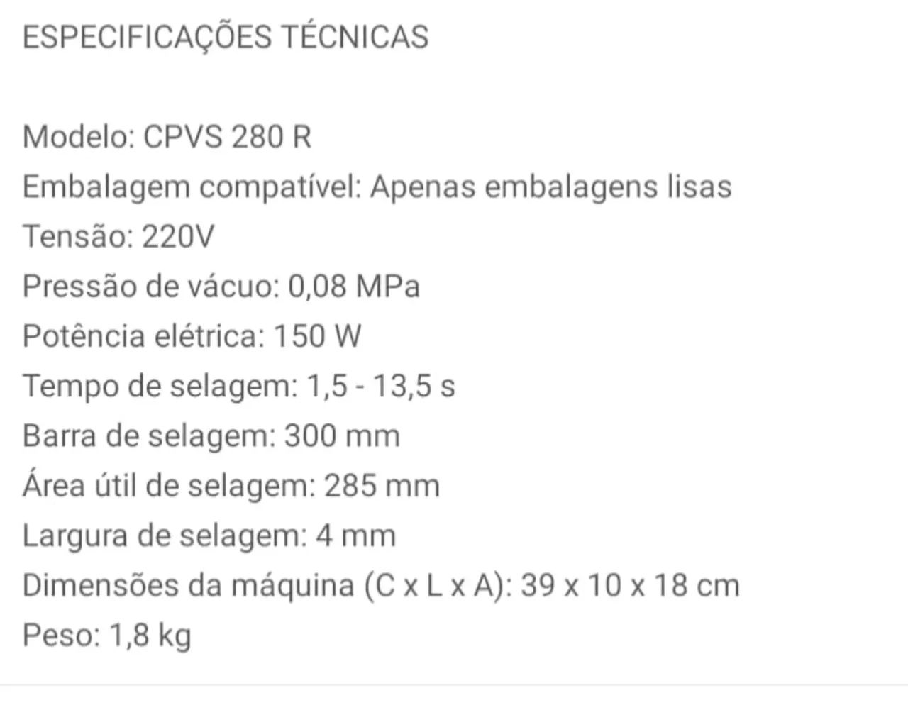 Seladora a vácuo  - Foto 3