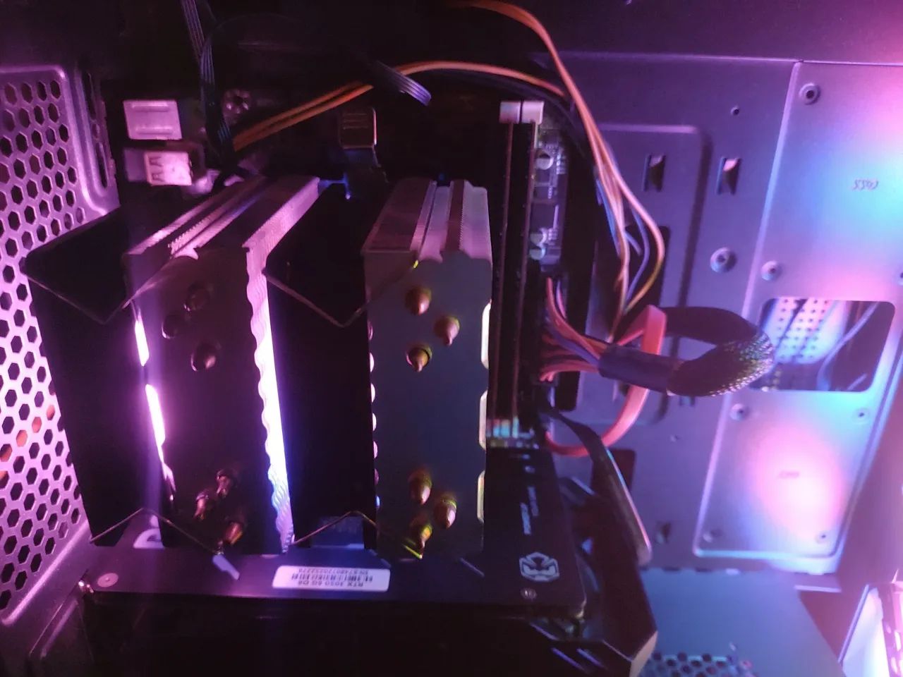 Placa-mãe + processador + cooler torre dupla e mas adaptador USB wi-fi - Foto 5