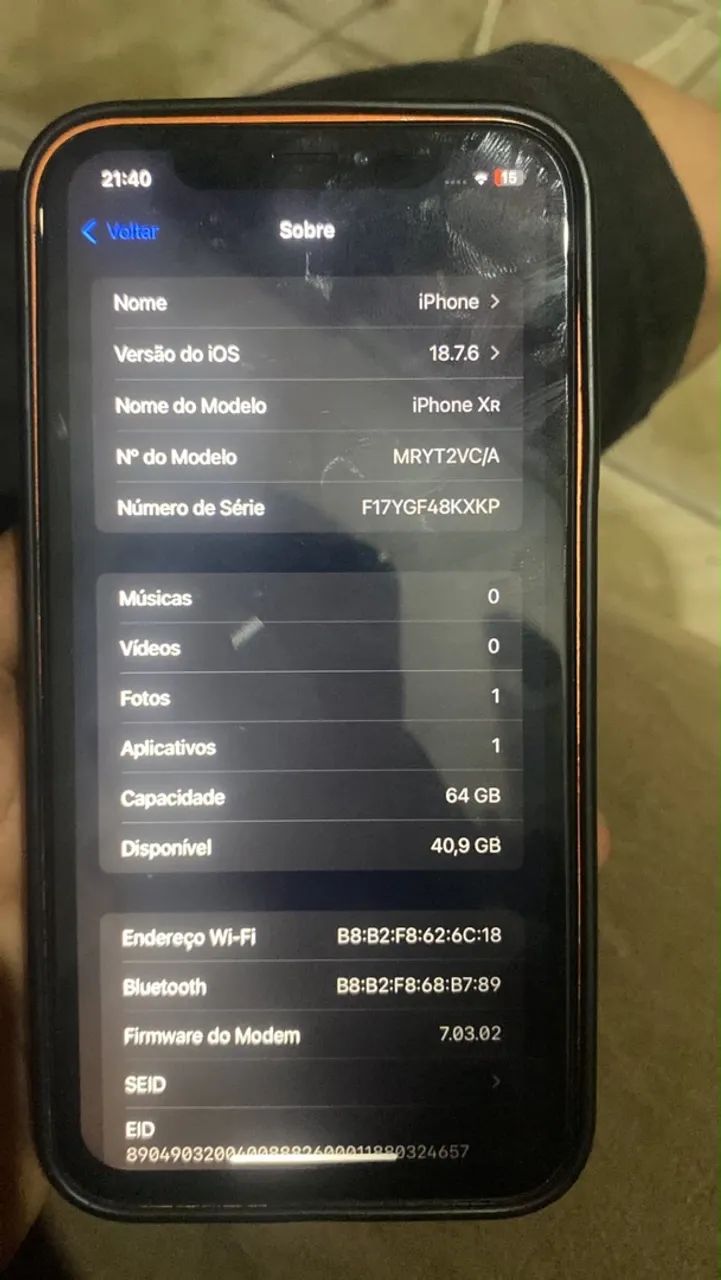 Ifhone xr na carcaça do 17 pro max ? - Foto 4
