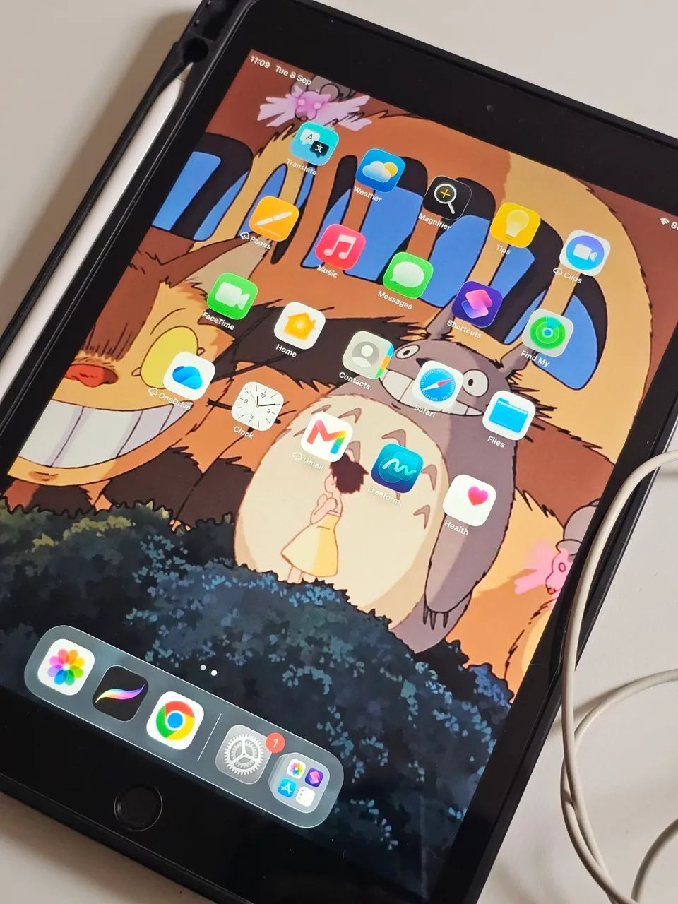 Ipad 8° geração 128gb + apple pencil com caixas originais