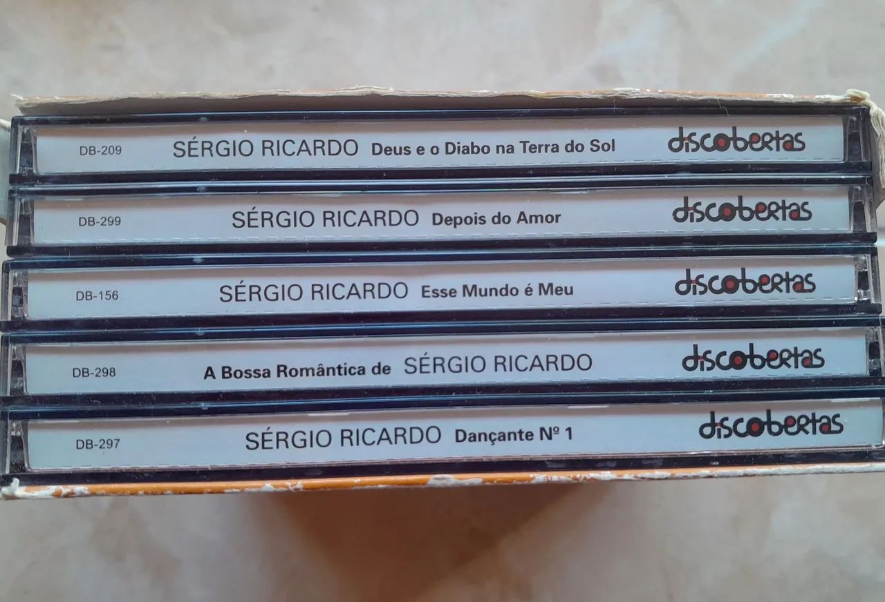 Box 5 CDs Sérgio Ricardo - CDs zerados - Foto 2