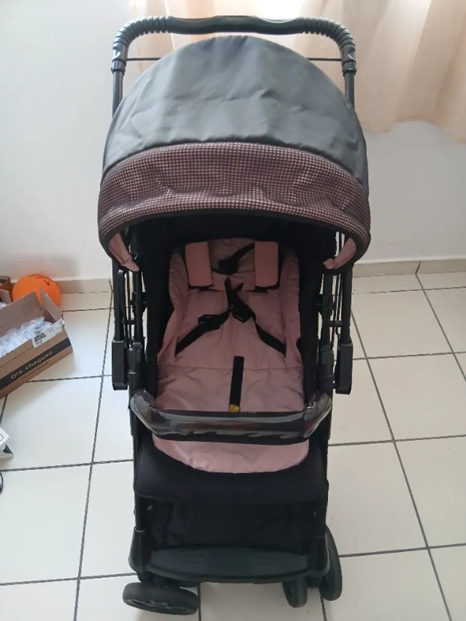 Carrinho de Bebê Galzerano - Pouquíssimo Uso Vendo - Foto 5