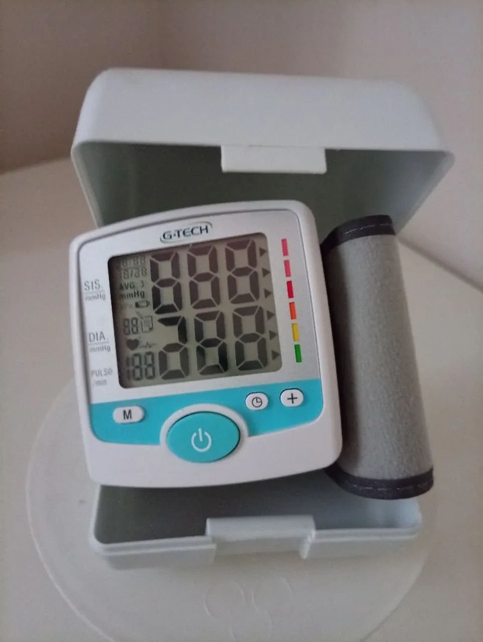 Aparelho De Pressão Digital Automático De Pulso Gp200 G-tech Azul