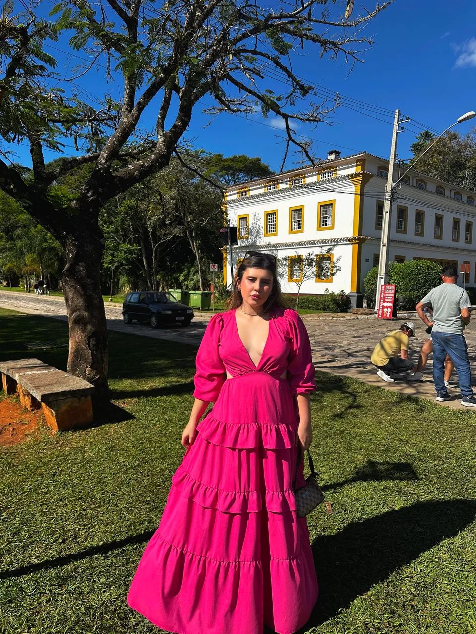 Vestido longo com babados  - Foto 2